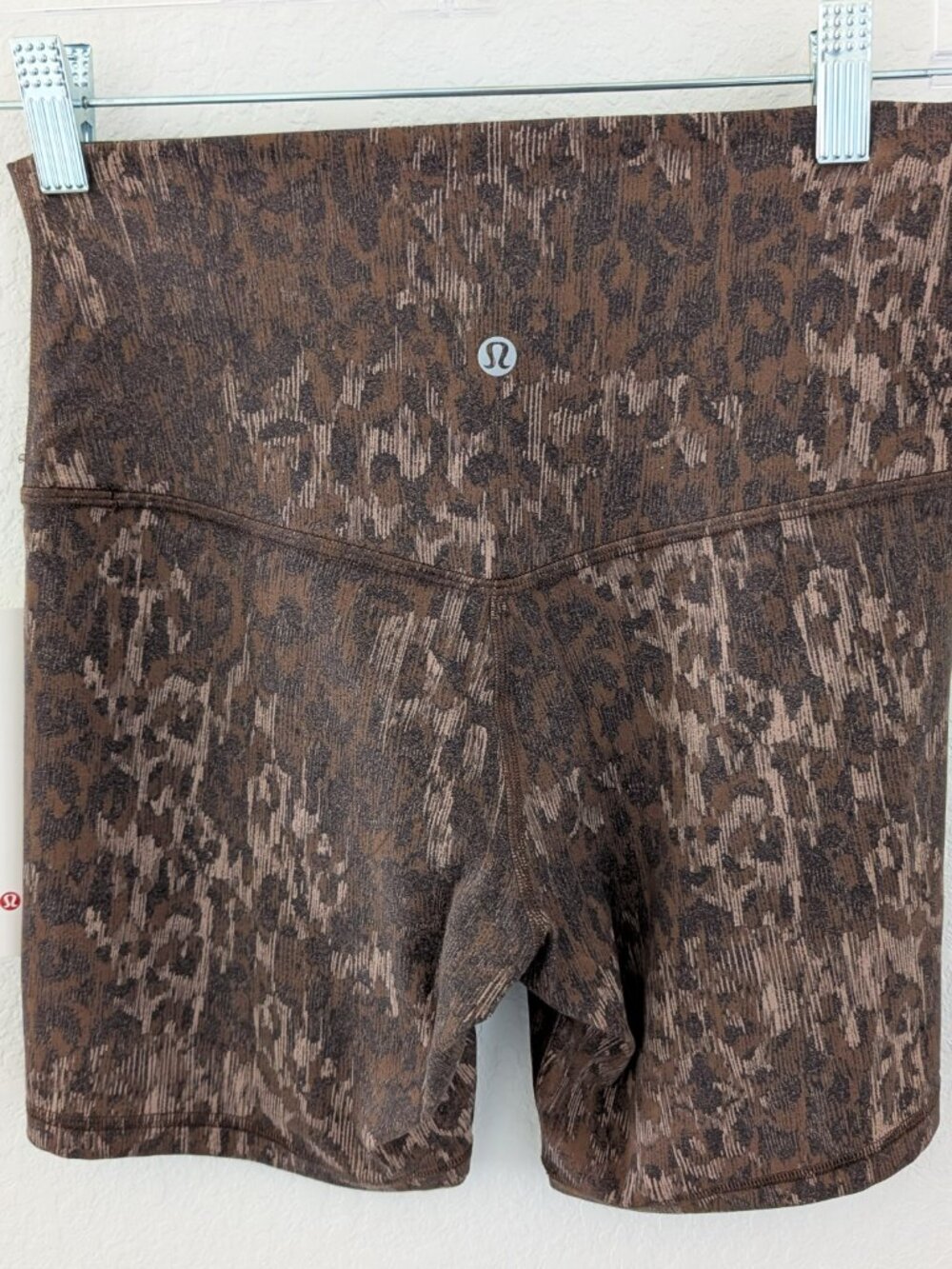 NWT Rare Lululemon Align HR Short 6" Truleopard Max Brown Multi Size 6 - Picture 5 of 10